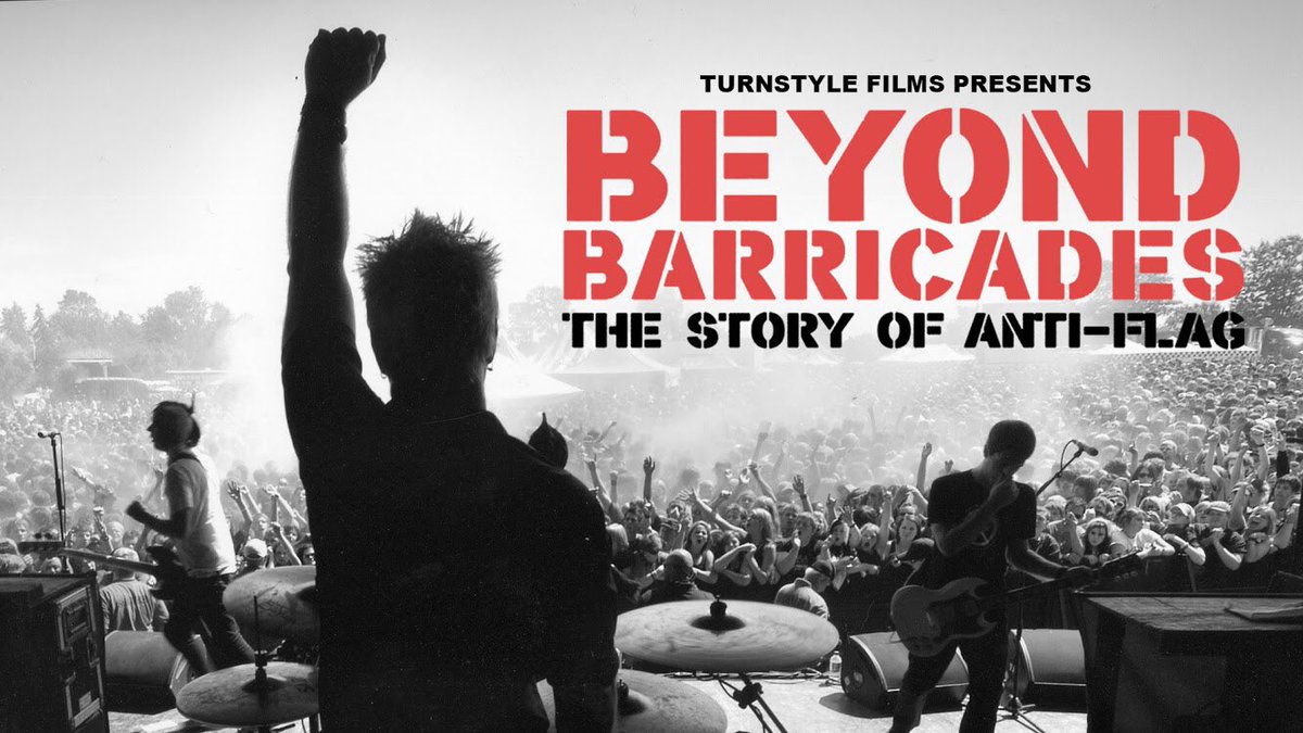 turnstylefilms's tweet photo. Beyond Barricades: The Story of Anti-Flag premiering Oct. 3rd via @Veeps https://t.co/O7qjx8dDBr https://t.co/ygUdUuJXmk