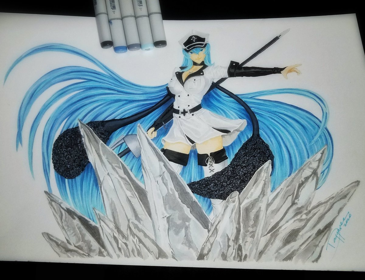 dayyavee's tweet photo. "Cold-blooded"
.
.
#dayyavee #esdeath #akamegakill #ink #draw #drawing #illustration #sketch #artistsontwitter #fanart #anime #animearts #otaku #noanimenolife #kawaii #copicsketch #copicmarker #color #nerdalert #ig_color https://t.co/MjJtG0GLHI