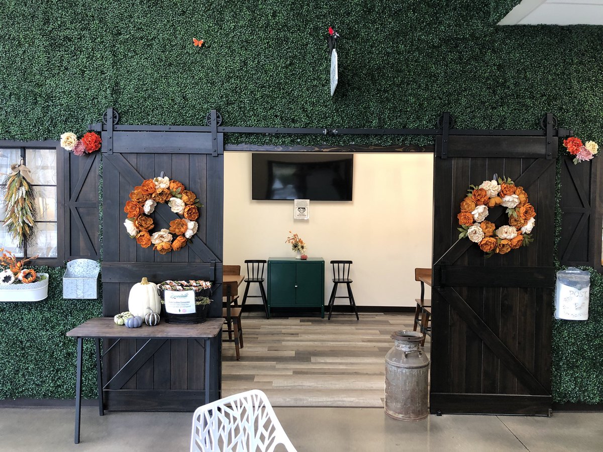 Okay, <a href="/BeansCoffeeSno/">BeanstalkCoffeeSno</a> is one of the cutest coffee and snow cone shops that I’ve visited. Located in Norman, they also have a drive-thru, gender-neutral bathrooms with charging stations, a mural by local artist, and a separate seating area that can be reserved for private events.