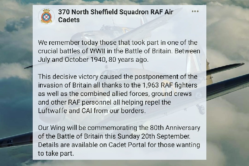 North Sheffield RAF Air Cadets tweet media
