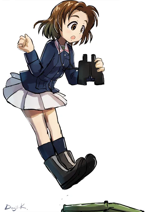 #ガルパン版深夜のお絵描き60分一本勝負
#ガルパン版深夜のお絵描き60分一本勝負_20200915
お題「澤梓」
あずさじゃんぷ 