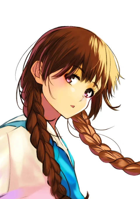 「ふわり」 #オリジナルイラスト https://t.co/79ipykqU9z 