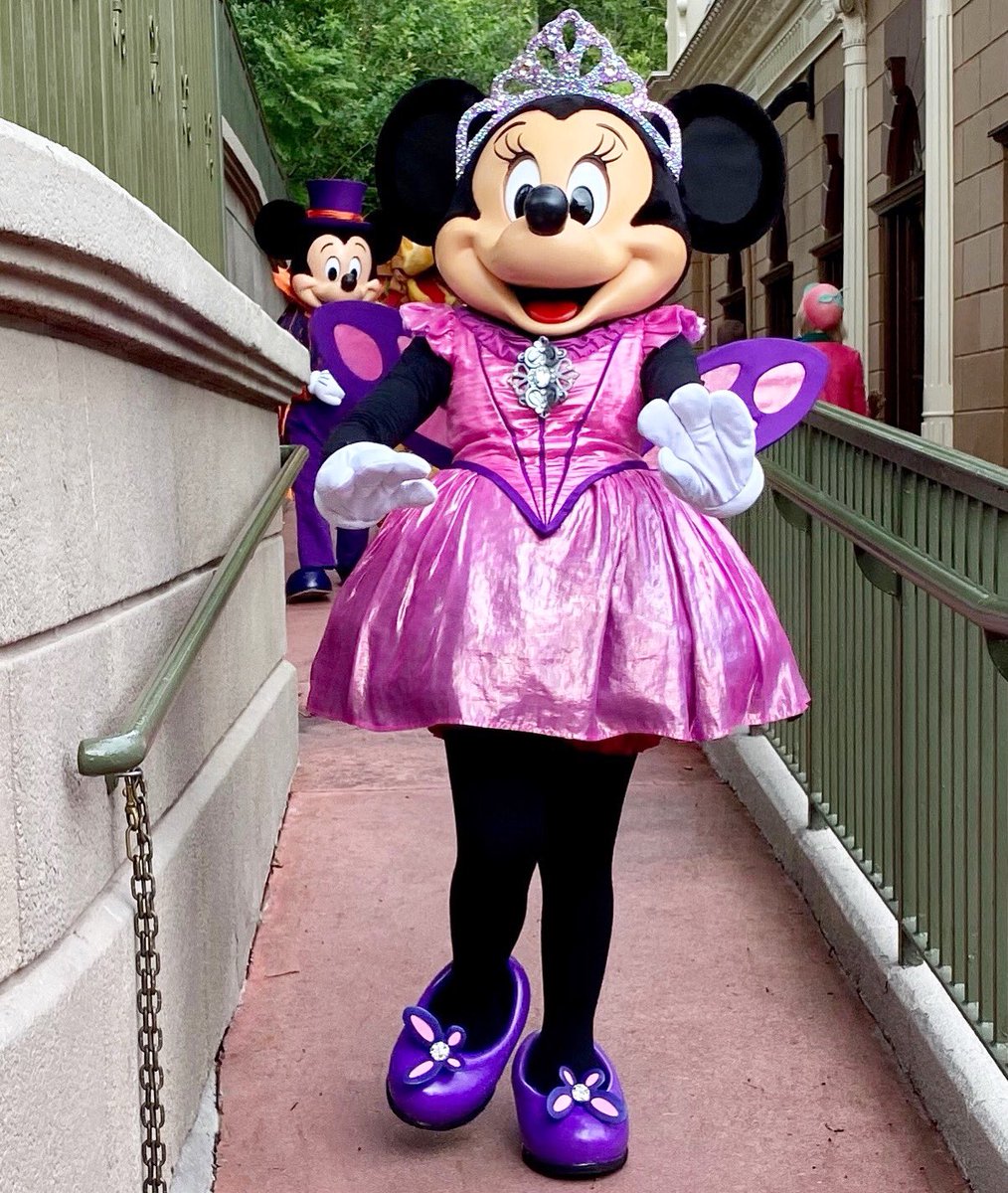 wdwmickeyhunter's tweet photo. Princess Butterfly Minnie is giving us life! Halloween is here and we are loving it. #MinnieMouse #Minnie #WaltDisneyWorld #WDW #DisneyWorld #Halloween #Halloween2020 https://t.co/Y9rFfT9BWS