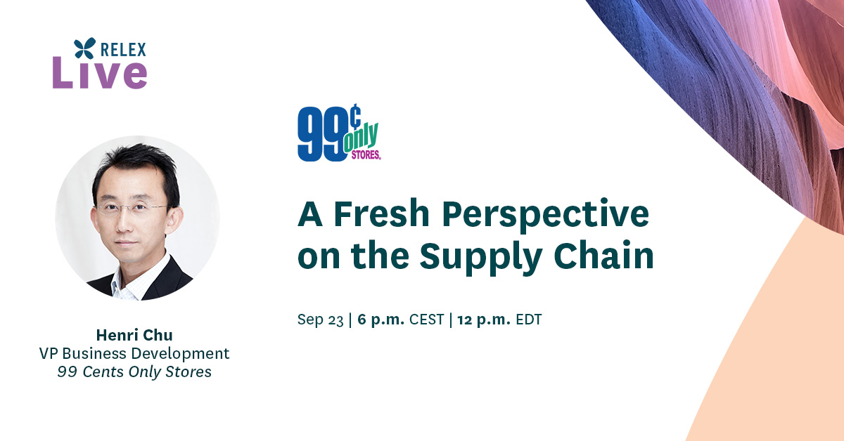 RelexSolutions's tweet photo. Henry Chu from 99 Cents Only Stores is speaking at #RELEXLive Global #Retail Summit. 💥
He will discuss how the American price-point retailer uses #AI-driven automation to drive availability, reduce spoilage, and maintain a competitive edge.
Register: https://t.co/k5DtvVnocz https://t.co/SvXxksq4uF