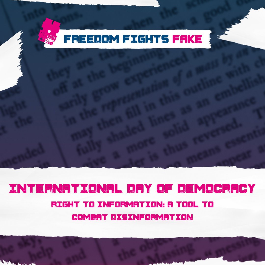 fnfindiaoffice's tweet photo. RTI is helping the democracy survive specifically during such unprecedented times where the world is fighting pandemic and an Infodemic.Check out this article on how RTI can be a tool to combat disinformation https://t.co/Hh5zLg2P01 #freedomfightsfake #InternationalDayofDemocracy https://t.co/4KFFm7iG9e