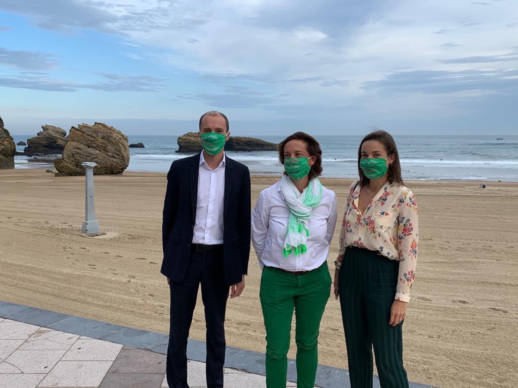 Nath_Stubler's tweet photo. En direct de Biarritz où nous annonçons la mise à la vente demain de nos vols Orly - Biarritz à partir du 2 novembre. Merci @aeroportbiq pour cet accueil chaleureux. 🙏 @AFnewsroom  pour la confiance. Nous avons hâte ! https://t.co/udEBiCoAEC