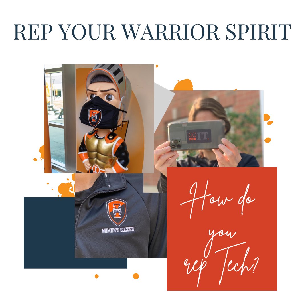 Tech_Admissions's tweet photo. How are you showing your Warrior pride? 💪🏼 https://t.co/xa5Ch3DFIJ