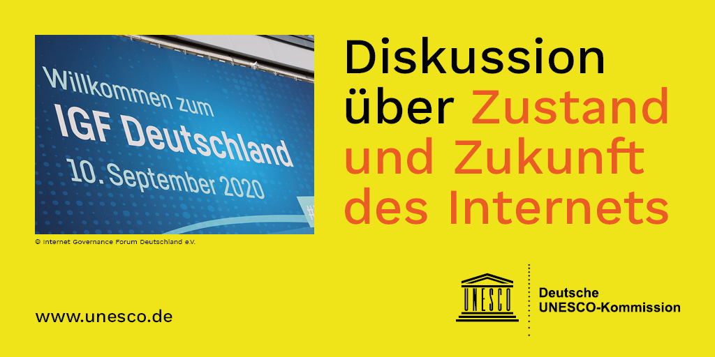 unesco_de's tweet photo. Internetzugang haben in Deutschland fast alle, doch IT-Infrastrukturen liegen oft in der Hand privater Anbieter: Beim #igfd2020 päsentierte das @BredowInstitut erste Erkenntnisse aus der Anwendung der @UNESCO #Internet Universalitäts-Indikatoren:
🌐 https://t.co/EdvhI3olZh https://t.co/xeixQLjr8B
