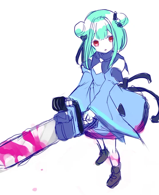 チェンソ?らくがき 