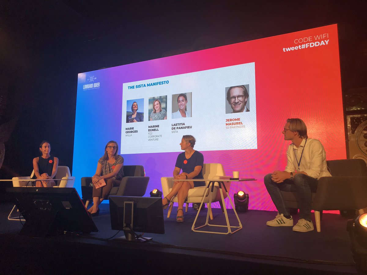 Une nouvelle charte <a href="/wearesista/">SISTA</a> pour promouvoir l’entrepreneuriat féminin, signée par 60+ CVC et accélérateurs 👏 #FDDay2020