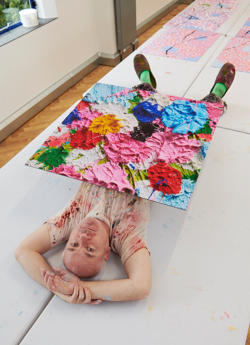 hirst_official's tweet photo. I've teamed up with the great @FondazionePrada to make a new set of charity editions to raise money for @SaveChildrenIT. They're called Fruitful &amp; Forever and are based on details from my Cherry Blossom paintings. Available @HENIGroup until 27 September.
https://t.co/apXNvuh7kG https://t.co/Bt9LOy4uCa