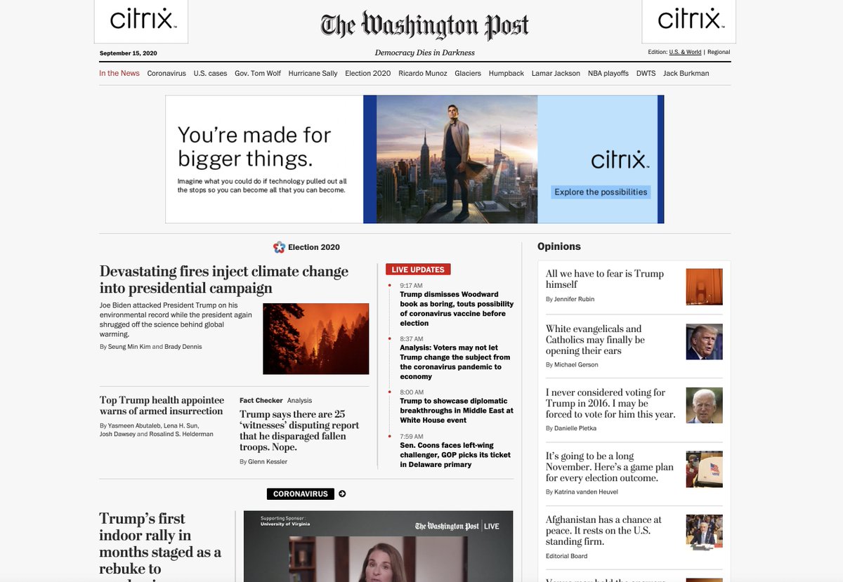 RevJacquiLewis's tweet photo. Yesterday, a whistleblower reported mass sterilization of women in ICE detention centers. This morning? Not a single story above the fold on any site I can find.

How numb have we become that concentration camps and genocide barely make the news? https://t.co/pXK1pJouPk