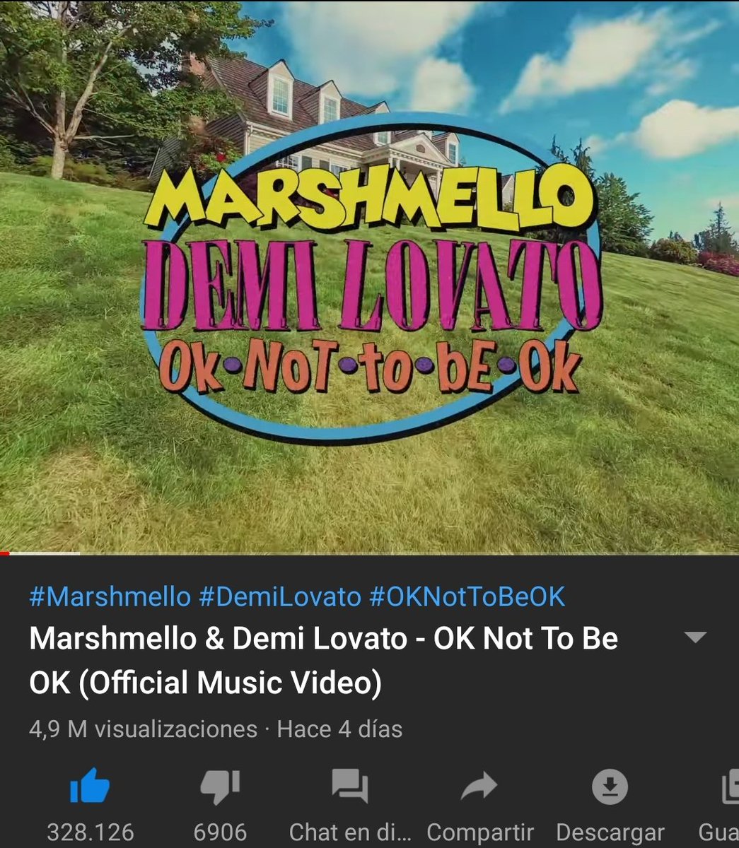 mellogang4's tweet photo. The Ok Not To Be Ok videoclip has almost 5M in just 4 days! @marshmellomusic @demilovato congratulations🎉🥳! you have to keep going up!
#MelloDemi
#StreamOkNotToBeOk
#OkNotToBeOkVideo
#DemiMello
#OKNotToBeOk
#Marshmello
#MarshmelloMusic
#Mellogang
#Demi
#oknottobeokvideo https://t.co/VBfsWHewYR