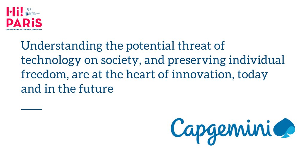 Our ambition to create a world leading institution in #AI &amp; #DataAnalytics is only possible with the support of our 5 founding corporate donors. Honored to have <a href="/Capgemini/">Capgemini</a> among them #HiPARIScenter w/ @IP__Paris