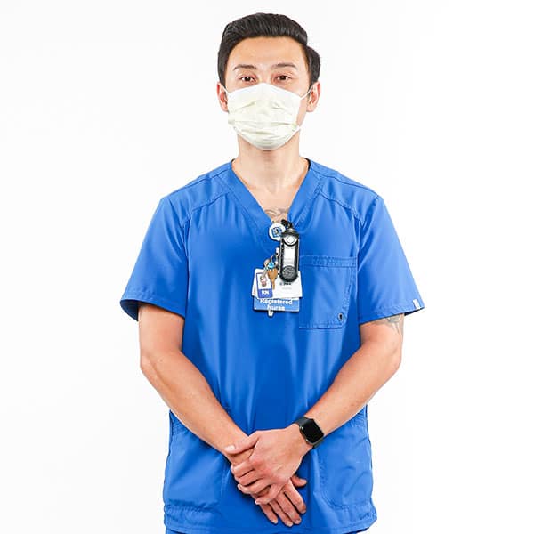 Bao Lee is a nurse at Presby. He's been there for two years. “You have to look beyond what’s in front of you,” he said on treating Covid patients.  https://interactives.dallasnews.com/2020/saving-one-covid-patient-at-texas-health-presbyterian-hospital-dallas/
