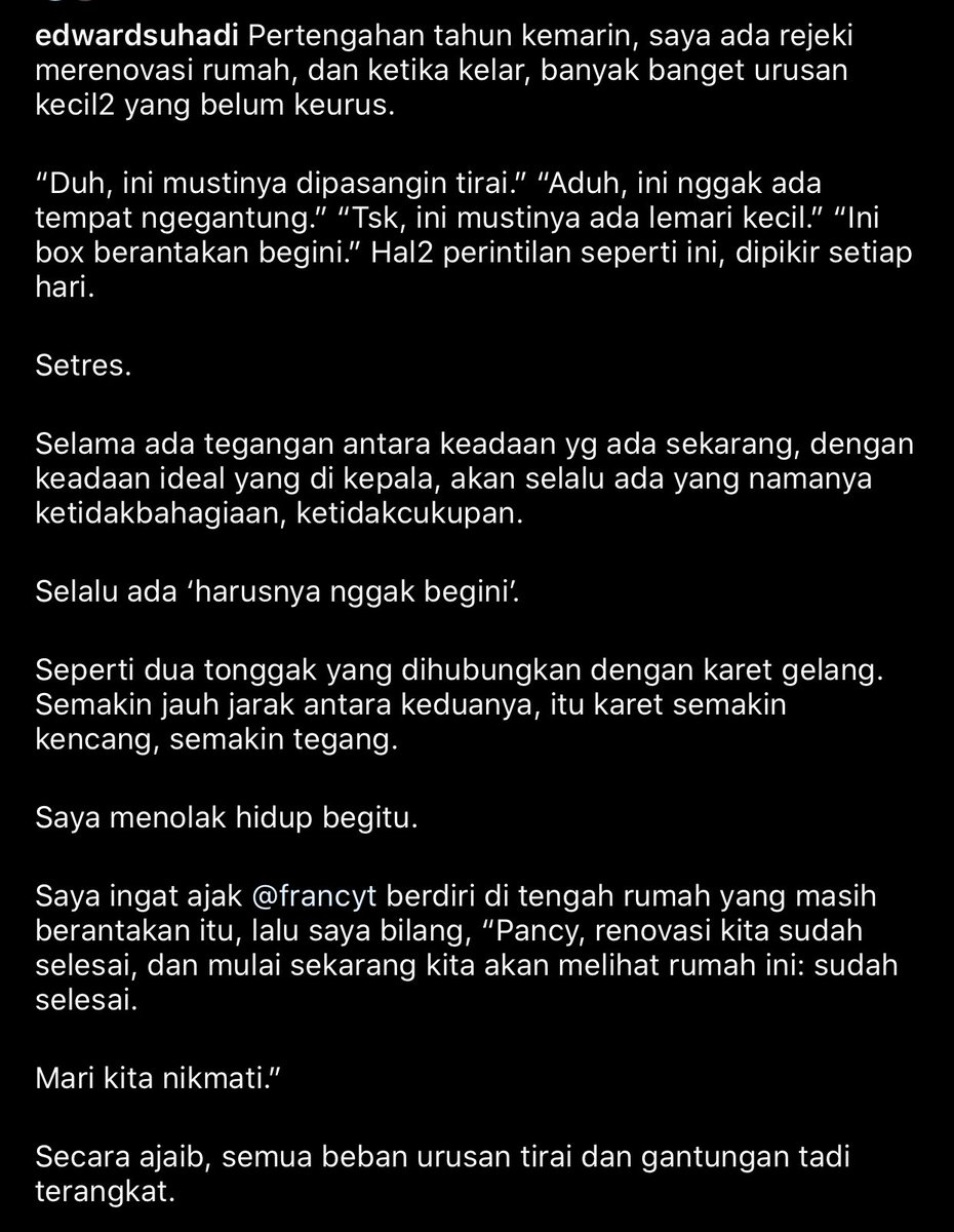 edwardsuhadi's tweet photo. Boleh ya berbagi tulisan.

Tentang “hidup selesai” ☺️🙏🏼 https://t.co/TAkH4mlGVL