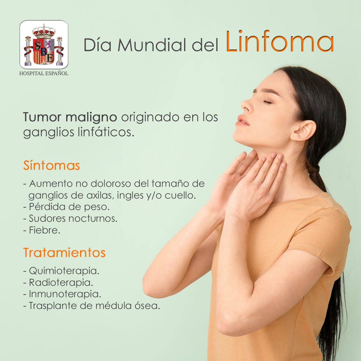 Hospital Espanol בטוויטר Hoy Se Conmemora El Dia Mundial Del Linfoma Existen Mas De 60 Tipos De Linfoma Dependiendo Del Tipo De Celulas Inmunes Afectadas Clasificandose En Dos Grandes Grupos Linfoma Hodgkin