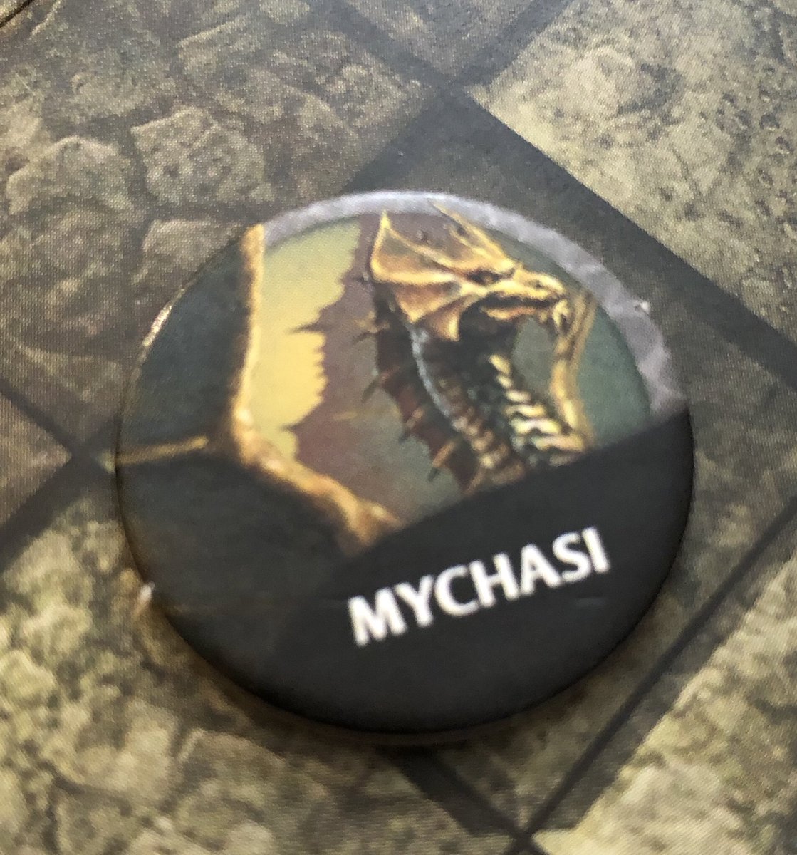 Vesuvius_Media's tweet photo. Playing Temple of Elemental Evil and Mychasi appears in our dungeon... cardboard token? Nah, just add a dragon mini from #Dwar7sSpring Elven expansion! Thanks Luis Brueh! #dungeonsanddragons #boardgames #miniatures #dragons https://t.co/JV6OMKFi2s