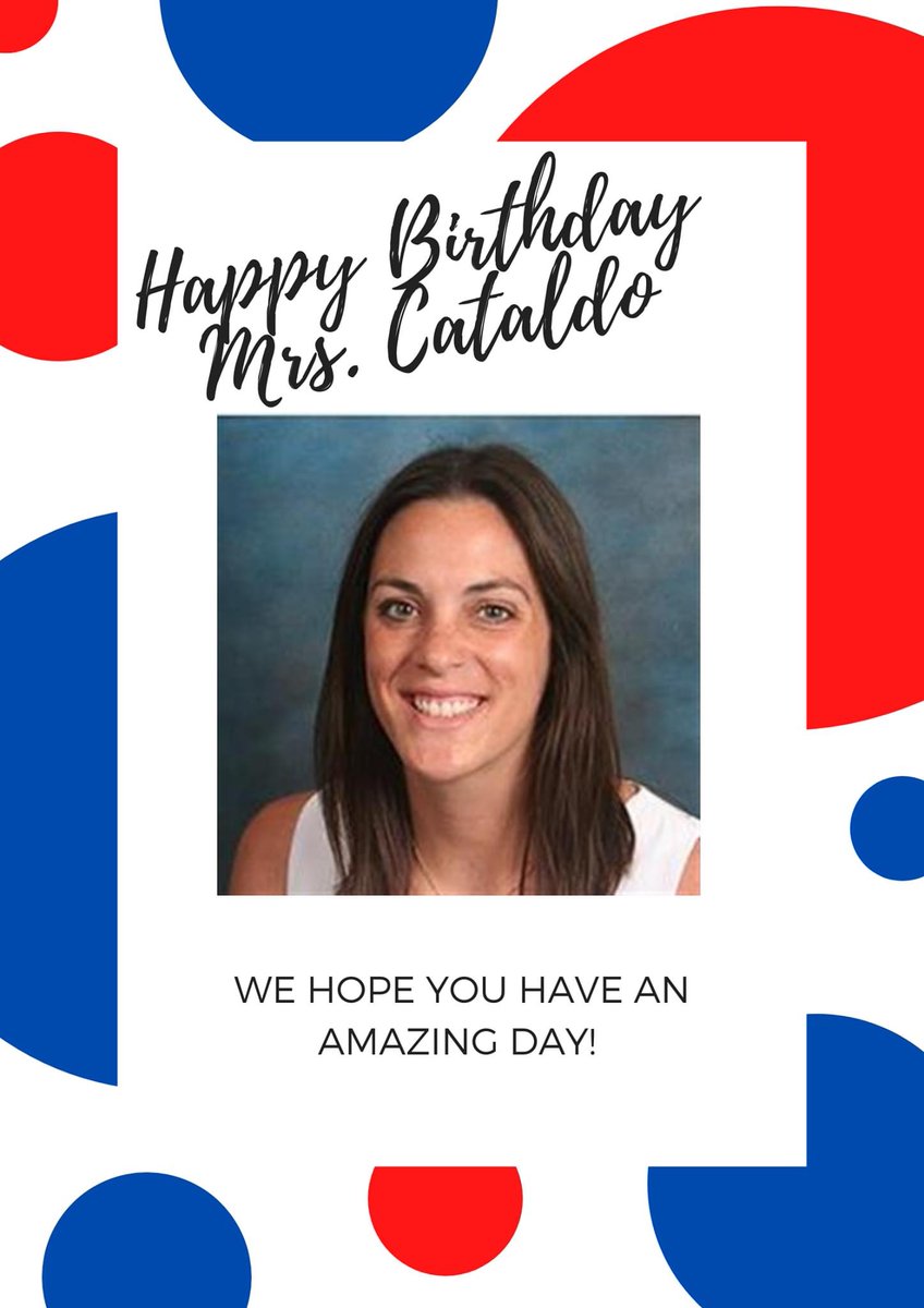 HewittElem's tweet photo. Happy Birthday Mrs. Cataldo! #hewittheroes #hewittstrong https://t.co/BO1aezC69j