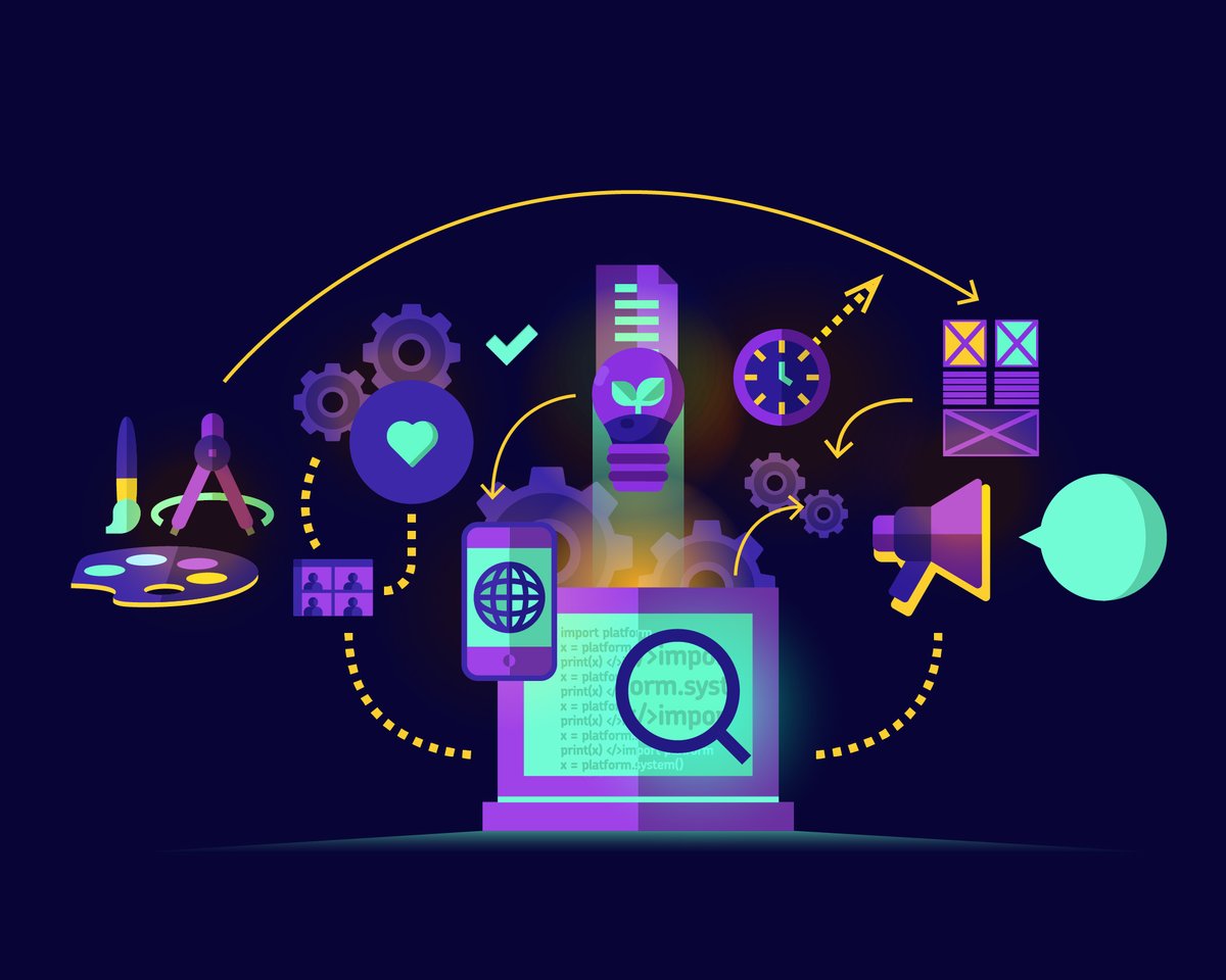 pedrvs's tweet photo. Blog page illustration. #tech #developers #ux #illustration #digitalart https://t.co/liZ0z0Pweo