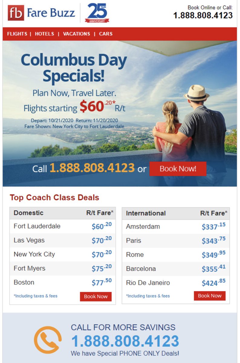 FareBuzz's tweet photo. Book Now! Travel Later!
#travelagent #travelexpert #travelconsultant https://t.co/CUZHoV12ij