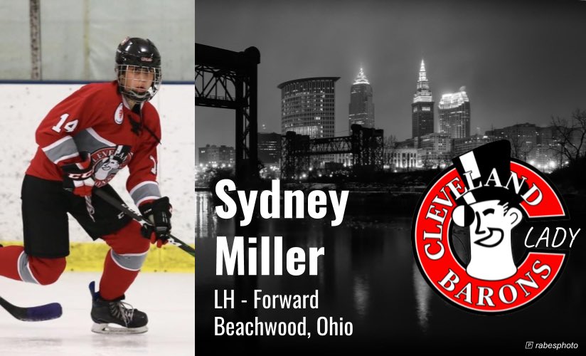 CLELadyBarons's tweet photo. Lady Barons LHF, Sydney Miller!

#CLELadyBarons #CLEBaronsNews

#CLE #GirlsHockey https://t.co/TBK26MDlhm