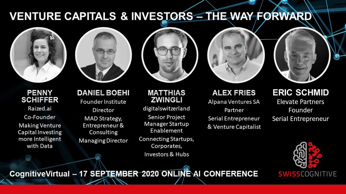 Venture capitals &amp; Investors – what is the way forward? 

Find out about it when experts discuss it on the next #CognitiveVirtual – 𝗧𝗵𝗲 𝗦𝗵𝗮𝗸𝗲𝗱𝗼𝘄𝗻-𝗧𝗲𝘀𝘁 𝗼𝗳 𝗔𝗜 𝗜𝗻𝘃𝗲𝘀𝘁𝗺𝗲𝗻𝘁 💵🧠

Register:
bit.ly/3m6ezkM 👈