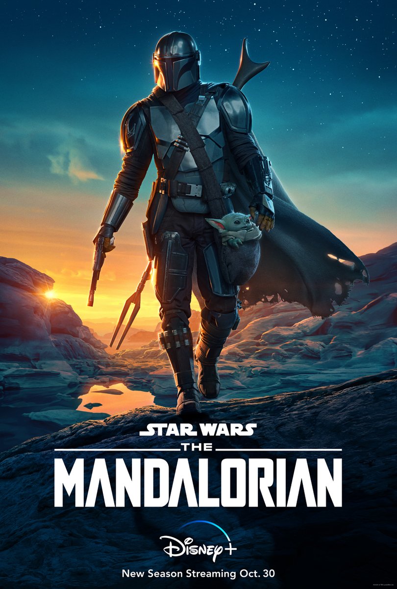 The new season of #TheMandalorian starts streaming Oct. 30 on #DisneyPlus.