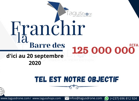 TagusDrone's tweet photo. Notre défi est de franchir la barre des 125 000 000 FCFA d'ici le 20 Septembre. Et comme nous en avons eu coutume, nous savons que nous atteindrons cet objectif avec vous à nos côtés.

Inscrivez-vous sur https://t.co/XJN87BsmaC, achetez des parts et laissez la magie opérer. https://t.co/s9TWlBM5Qc