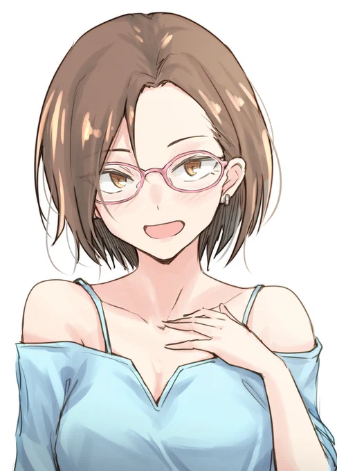 水木聖來さん!
#モバマス版深夜の真剣お絵かき60分1本勝負
衣装お題上条さん眼鏡、15分オーバー 