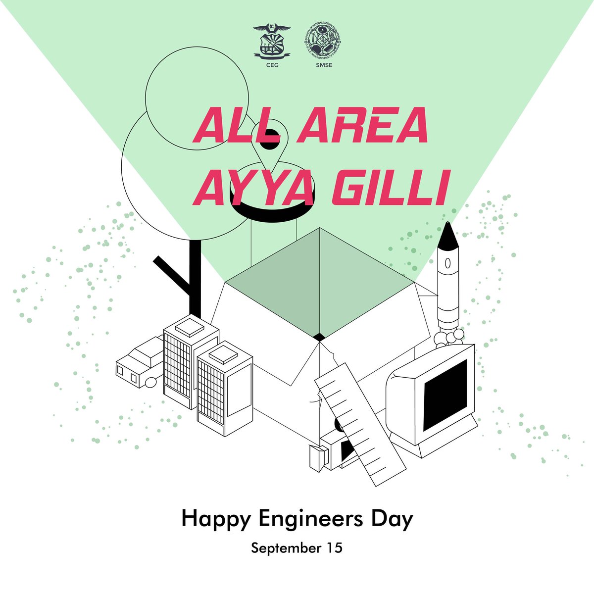 cegquanta's tweet photo. ENGINEERING is not between E and G 
It covers A-Z
Poster Credits: Navanit Vikram
#engineeringday 
#quanta_ceg https://t.co/QHVtPQov8S