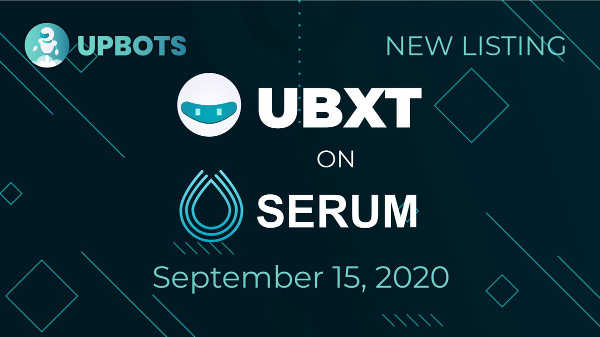 UpBots's tweet photo. 🚨🚨Excited to be listed on @ProjectSerum 🚨🚨

Trading is now live! 👉 https://t.co/FxDWfqvI3m

Good luck to everyone and thanks for the continuing support! 🚀

$SRM $FTT $UBXT $BTC $ETH #DeFi https://t.co/tkeHAnPJvK