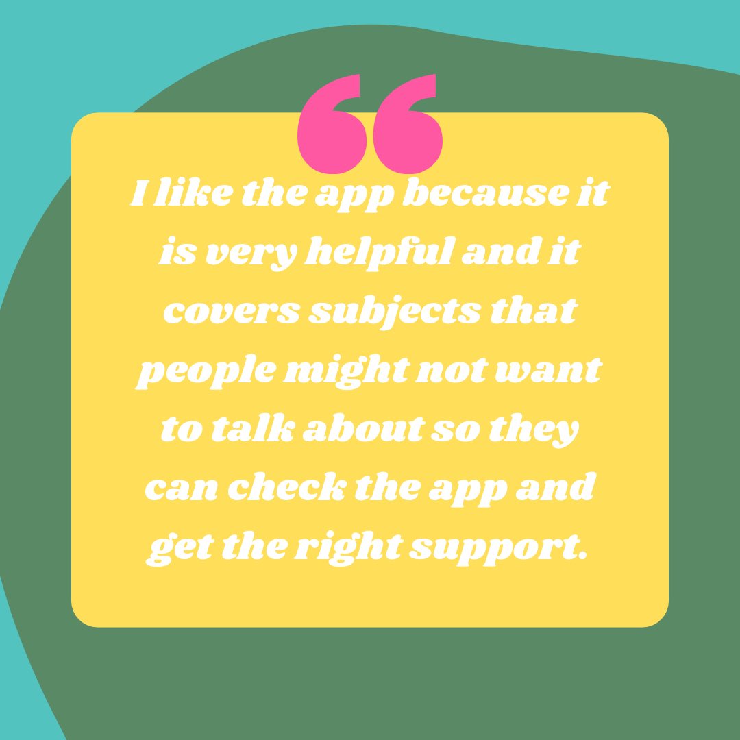 streetbeatyp's tweet photo. Some feedback from one of our ASPIRE groups on our new Streetbeat Support App! 🤳🏼
We're excited to be able to share this great tool with young people!#workingtogether @cooperationirl @ExecOfficeNI @publichealthni @BelfastTrust @ExternReachOut @in_extern @TNLComFundNI https://t.co/4r9Gr8KaWZ