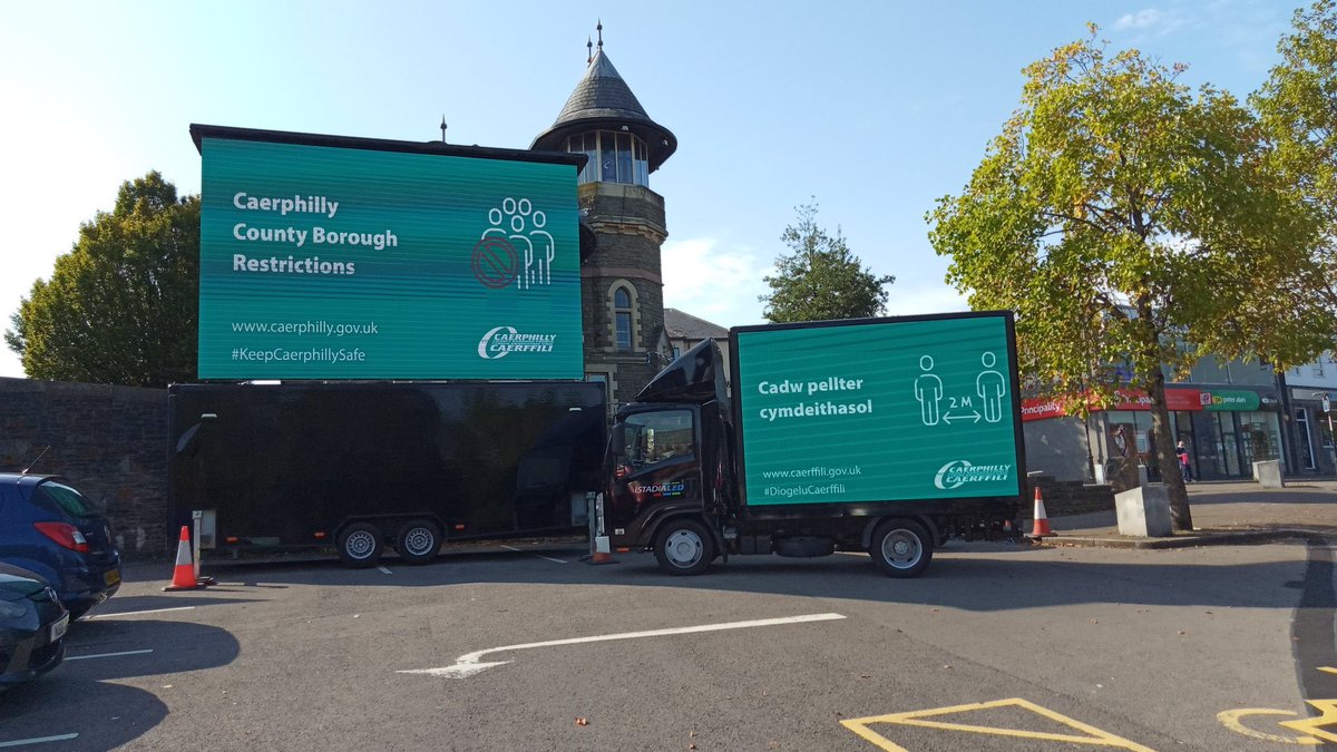 PaulPRSNTS's tweet image. @IbizMedia @istadia are out on the road spreading the message for @CaerphillyCBC about #COVID19 with some of our fleet of mobile led screens and digivans. #StaySafe #mobileled #mobilemessaging #technology #Introbiz #ibizmedia #introbizexpo #onlinemarketing #istadiasolutions