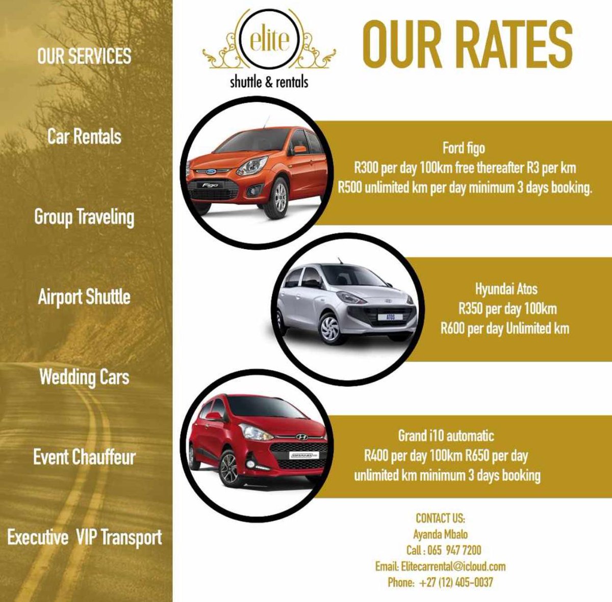 Elite Car Rentals (ElitCarRentalZA) Twitter