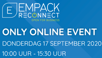 OerlemansPlasti's tweet photo. Eerste online event EmpackNL Reconnect a.s. do 17 sept. Live van 10.00-15.30 uur. Meld je gratis aan voor: exposantenaanbod en interessante seminars. Wij zijn online, u ook? https://t.co/OiPsU6nAyJ #beursonline #empackreconnect #CO2reductie #verpakking #coronaproof #duurzaamheid https://t.co/D46lu4mjMl