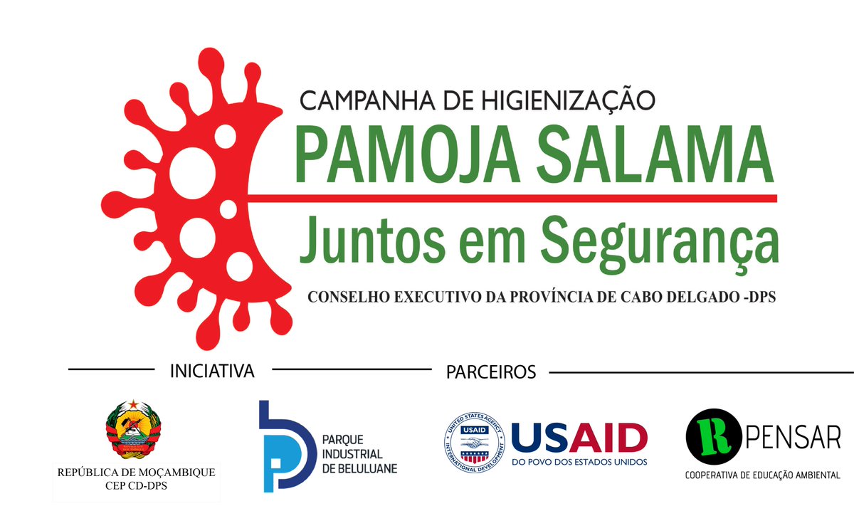 MozParks's tweet photo. BIP has partnered with Cabo Delgado Provincial Executive Council (CEPCD), USAID, Repensar and Pemba Energy City in the fight against Covid-19.
Read more: https://t.co/aqkdAgc9zt
#covid19 #pamojasalama #cabodelgado #beluluane https://t.co/AP9TBfKGy5