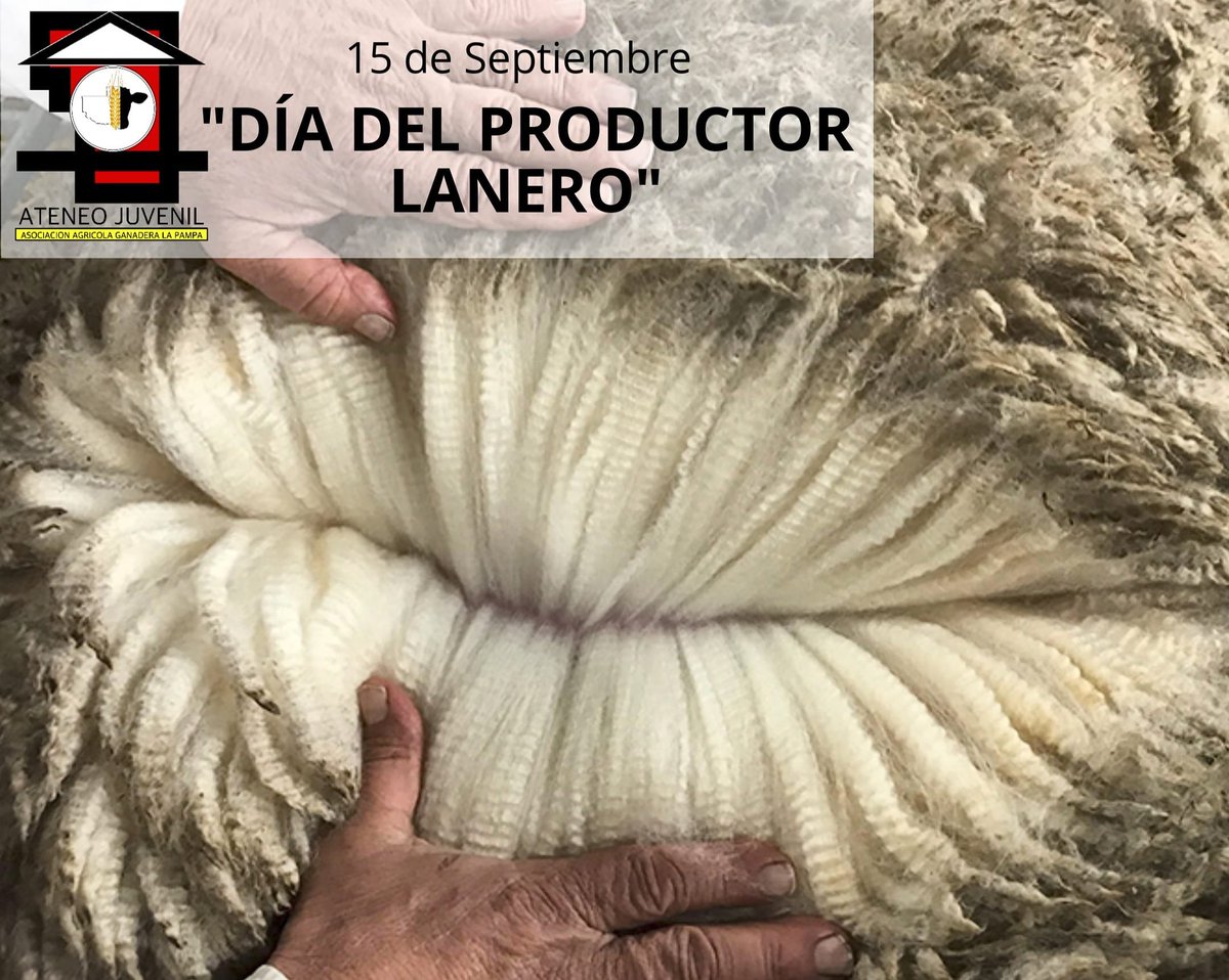 15 de Septiembre, "Día del Productor Lanero" 🐑🐏 
Les deseamos un muy feliz día para todos ellos!! 🙌👏 #ProductorLanero