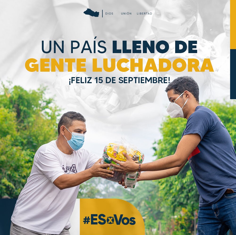 esxvos_'s tweet photo. El Salvador es un país lleno de gente soñadora, dispuesta a luchar por salir adelante.

Que nada detenga nuestro orgullo de ser salvadoreños. ¡Feliz 15 de septiembre! 🇸🇻 https://t.co/3O94dossI6