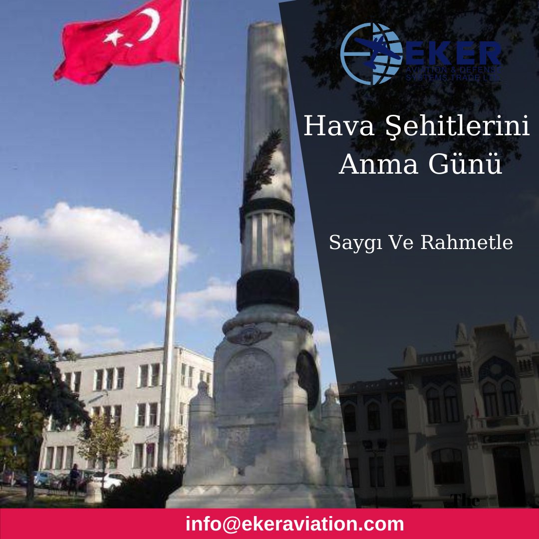 Havacı şehitlerimizi saygı ve rahmetle anıyoruz. #HavacıŞehitler #15Mayıs #AviationMartyrMemorialDay #AviationMartyr