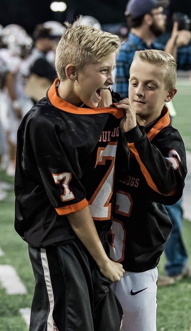 Magics1981's tweet photo. #terribleathletes 
#backupcatcher
#neverbesixfeet
#bestprospect
#troublemakers

Best kids Ever!! My Stud ! 
Love you JT ! https://t.co/d63fDAVTM4