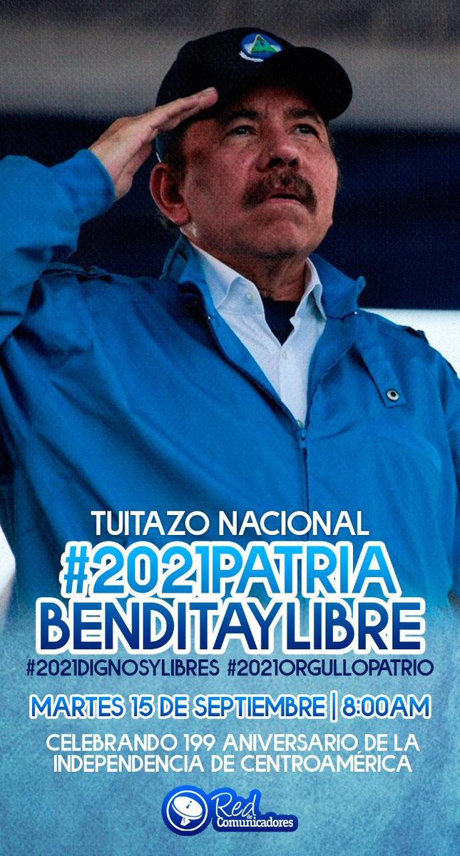 Marga_nic20's tweet photo. Sigamos haciendo patria 🇳🇮. Sigamos defendiendo nuestra soberanía nacional 🇳🇮🔴⚫, con nuestro Presidente siempre al frente, siempre con #Daniel21 ✌️🔴⚫🇳🇮.
#2021PatriaLibreYBendita
#2021OrgulloPatrio https://t.co/hd45yre58L