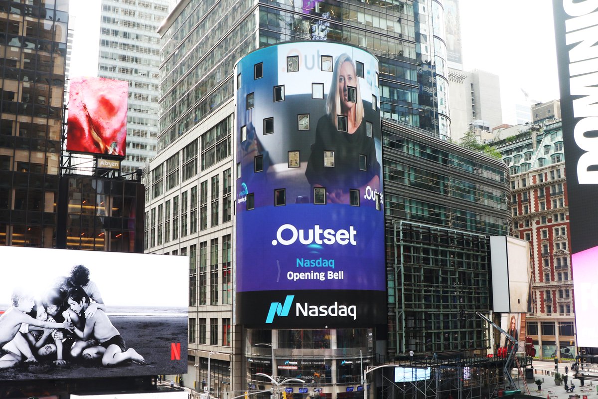 OutsetMedical's tweet photo. Cheers to the next chapter in #dialysis care for patients &amp; providers! With our virtual ringing of @Nasdaq’s opening bell this morning, @OutsetMedical $OM is now a publicly traded company! Way to go #TeamOutsetMedical, the heart behind #TabloDialysis! #OutsetIPO #BetterBeginsNow https://t.co/WLd00lxDqO