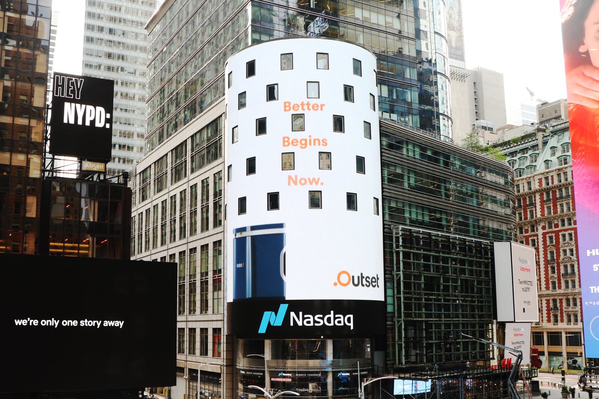OutsetMedical's tweet photo. Cheers to the next chapter in #dialysis care for patients &amp; providers! With our virtual ringing of @Nasdaq’s opening bell this morning, @OutsetMedical $OM is now a publicly traded company! Way to go #TeamOutsetMedical, the heart behind #TabloDialysis! #OutsetIPO #BetterBeginsNow https://t.co/WLd00lxDqO