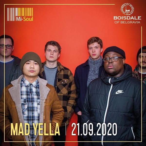 Just a few tickets left for ‘Mi-Soul presents an evening with <a href="/mad_yella/">Mad Yella</a>’ at @Boisdale 

Join us for an evening of food and Jazz Funk vibes alongside Mi-Soul’s hosts Gordon Mac &amp; <a href="/Calvin_Francis/">Calvin Francis</a>.

INFO | bit.ly/3iluJEK