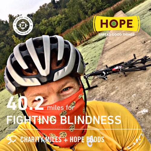 ScottsJourneys's tweet photo. 40.2 @CharityMiles for @fightblindness. Thx @HopeHummus for sponsoring me! #SpreadHope #HopeForTheDay #cookie100 #stravachallenge #newbuff https://t.co/9vRvETzWVG