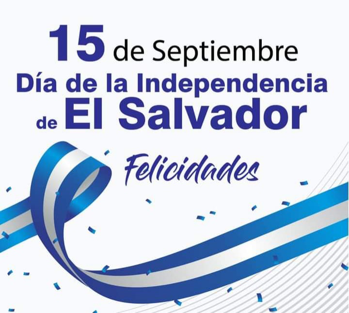 OmatJose's tweet photo. Saludemos la patria orgullosos, de hijos suyos podernos llamar... 
199 años de independencia patria
¡Feliz Día de la Independencia!
#independenciapatria 
#ElSalvador https://t.co/L8fzKGUiBy