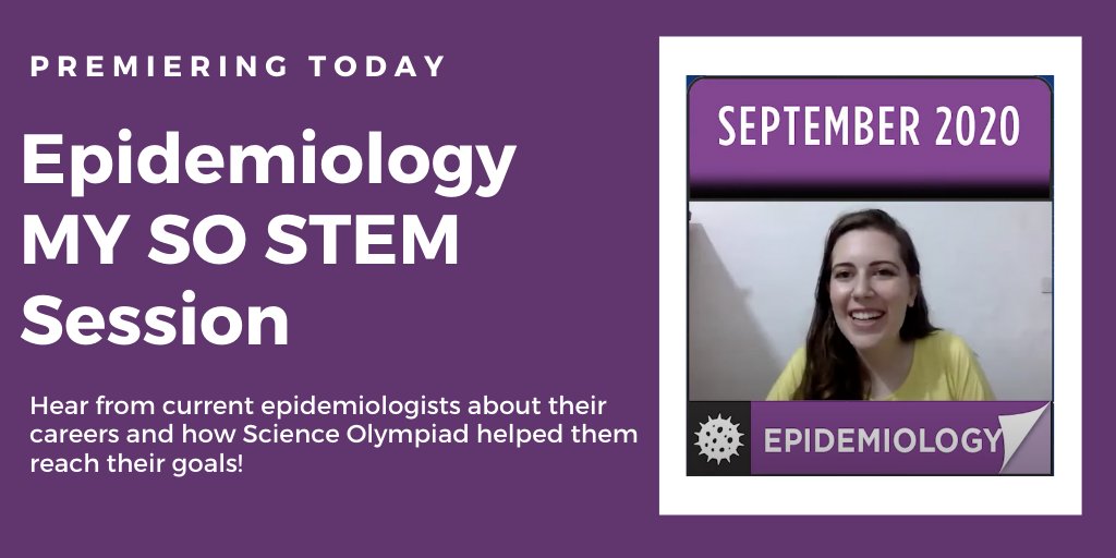 SOAlumniNetwork's tweet photo. What's it like to be a real Disease Detective? Watch the first MY SO STEM Session video on #Epidemiology now! Learn from #ScienceOlympiad alum + Doctors Without Borders epidemiologist Emily Briskin who fights disease in Nigeria.  📽️https://t.co/zOj0q9MnUD https://t.co/vye9oX7Ypr