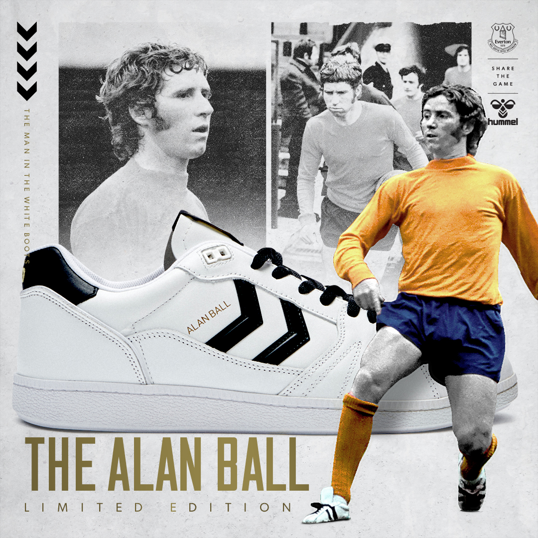 hummel a Twitter: "😍| ALAN TRAINER We are proud to launch a limited-edition Alan Ball Trainer – marking 50 years since the @Everton Giant wore legendary white hummel boots during