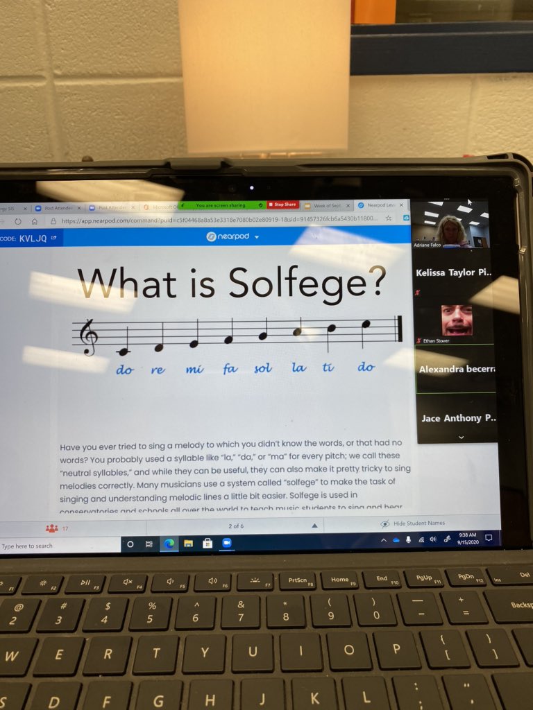 FalcoAdriane's tweet photo. Nearpod lesson for the win for introducing Solfege! @ITMSCougars @olatheschools https://t.co/kRcvUE6VHr